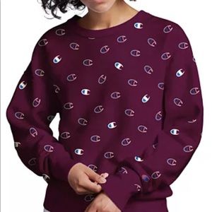 Champion Tossed C Logo Sweatshirt